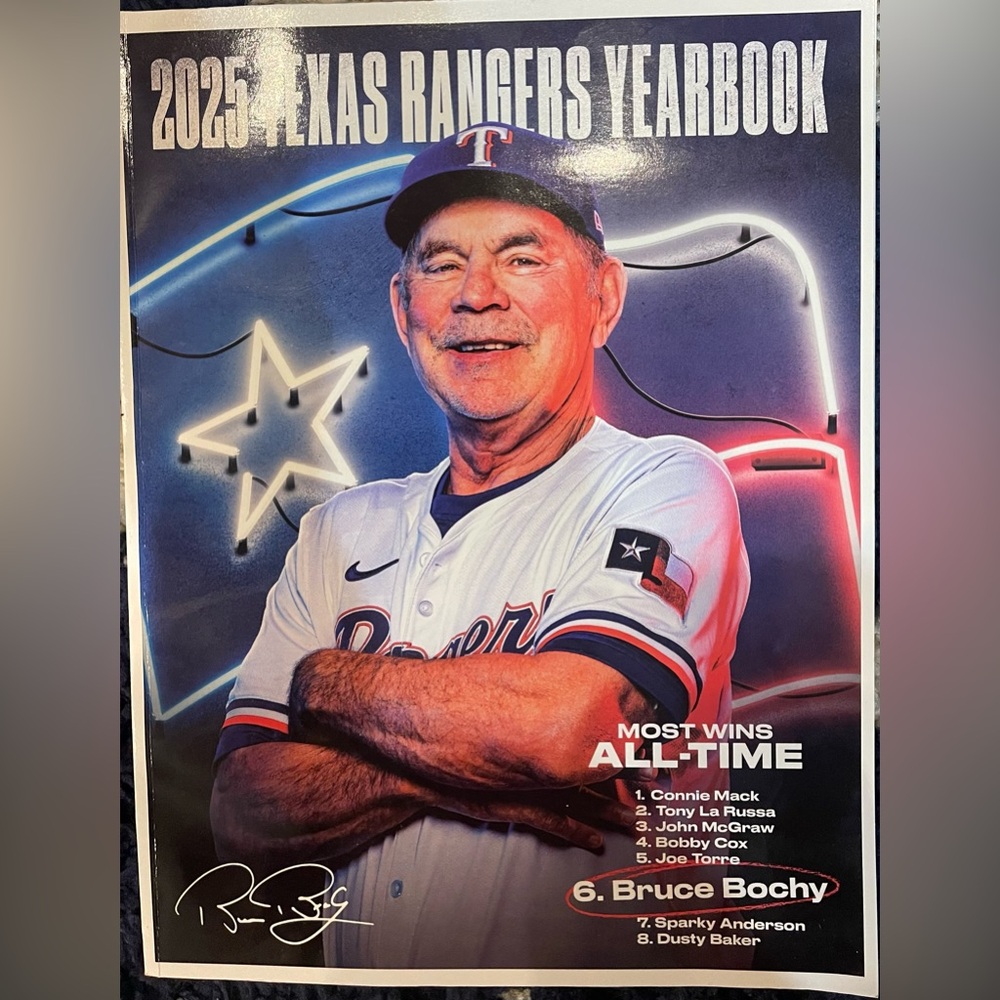 2925 Texas Rangers Yearbook